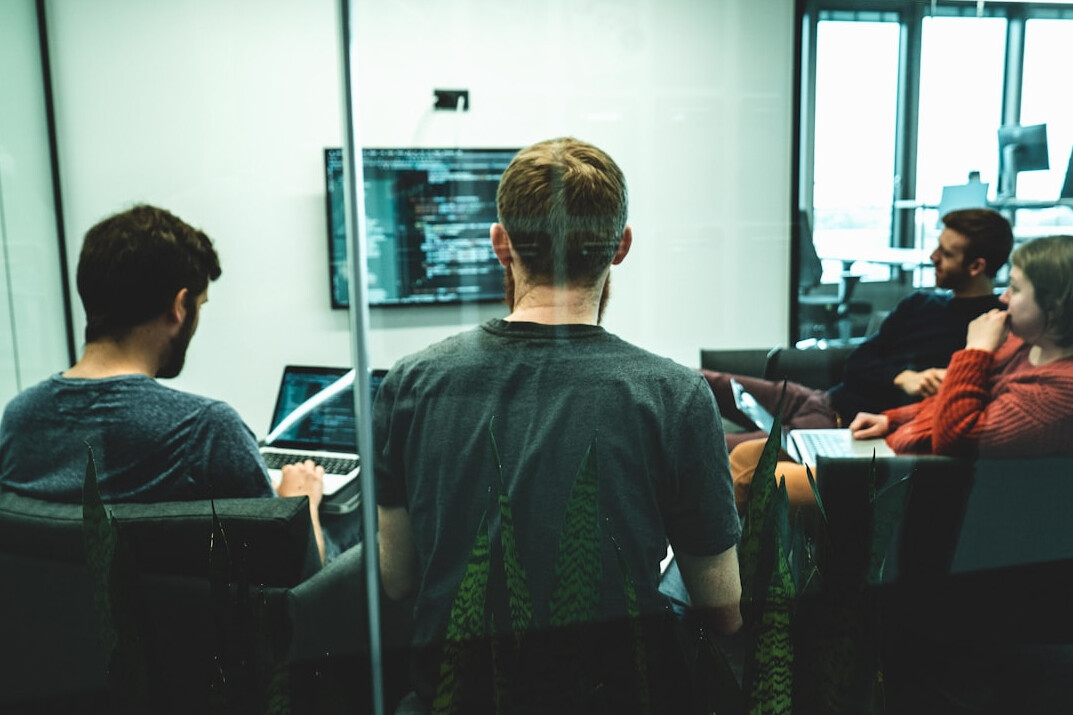 students in programming class